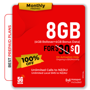 8GB Data Prepaid SIM Card