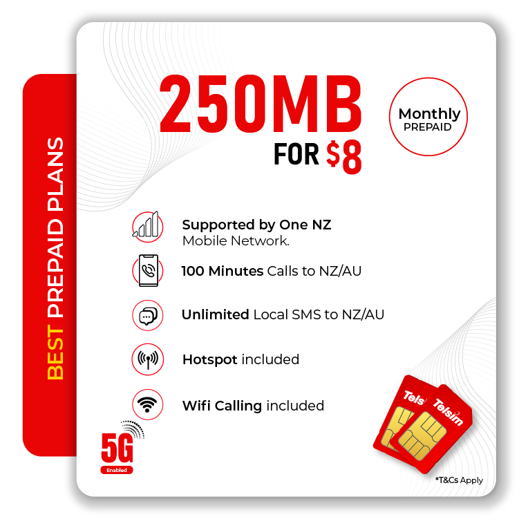 Telsim 250MB prepaid SIM with hotspot