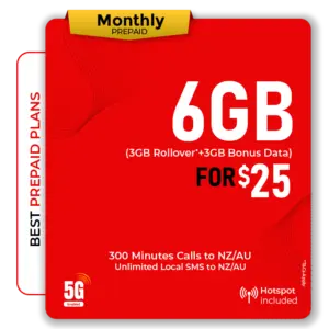 6GB Data Prepaid SIM Card