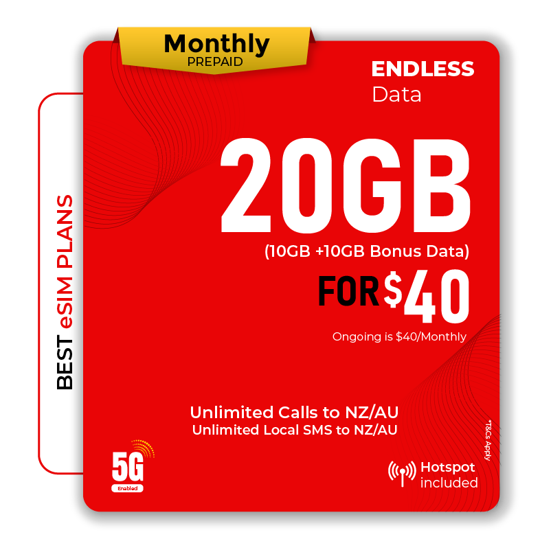 TELSIM 10GB digital prepaid eSIM with instant activation and 5G connectivity.